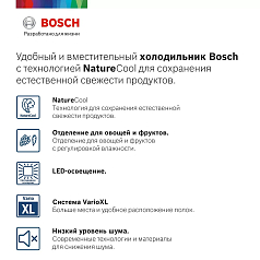Двухкамерный холодильник Bosch KGE39AL33R